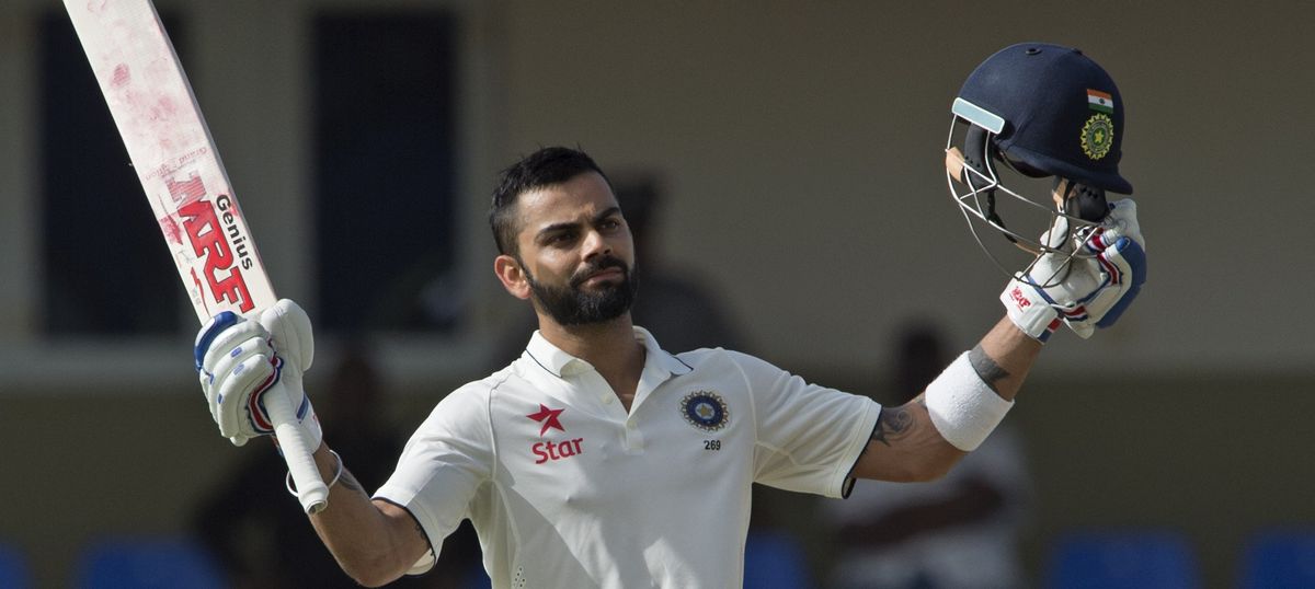 Against which team virat made his first double century in Test?