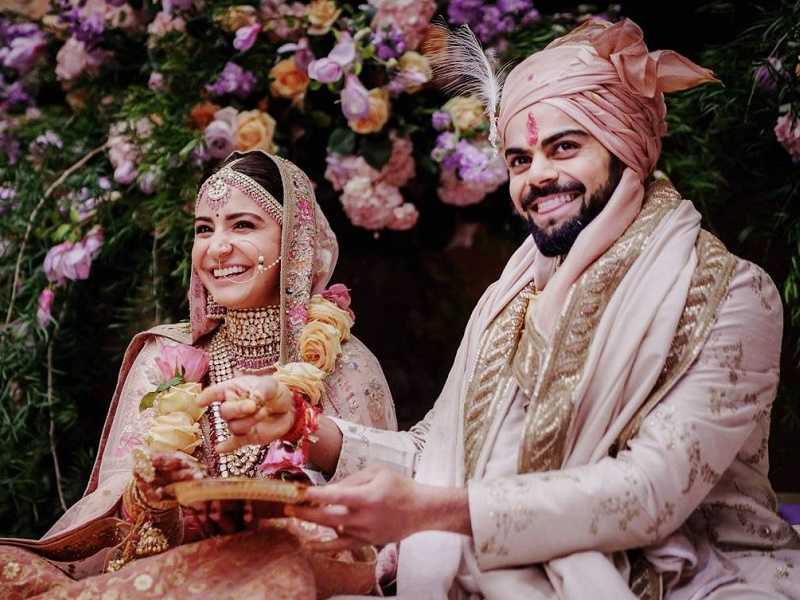 Where did Virat Kohli marry?