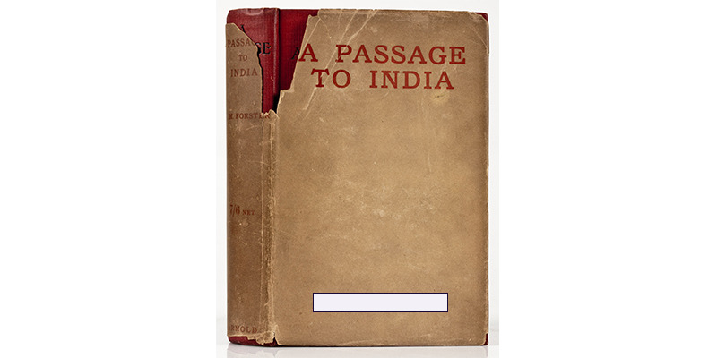 Who is the writter of this book, 'A Passage to India'?