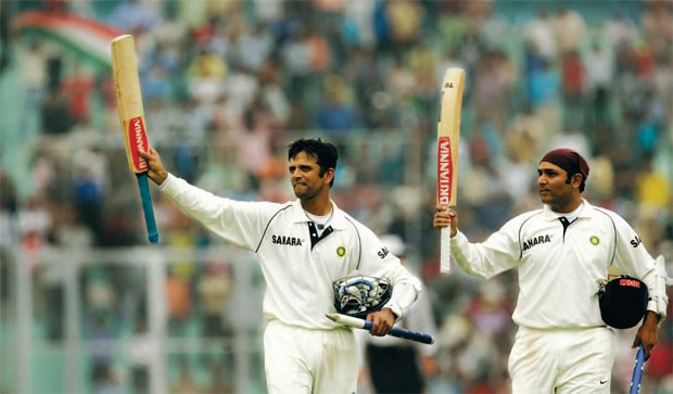 Who is the another charecter with Rahul Dravid in the picture?