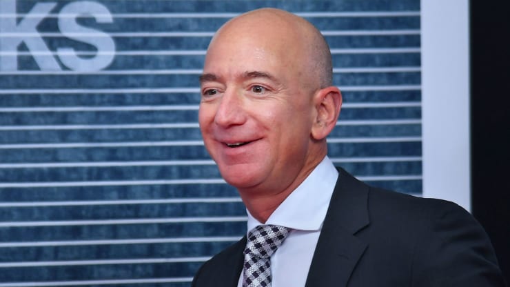 Jeff Bezos is the CEO of which company?