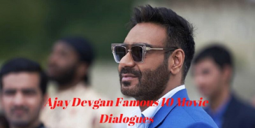 Take this Ajay Devgan Famous Movie Dialogues quiz and try to score 7/10