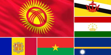 Take this flag quiz and try to recognize the these flags of those country?