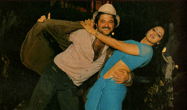 What is the name of the movie where Anil Kapoor and Sridevi worked together for the first time?