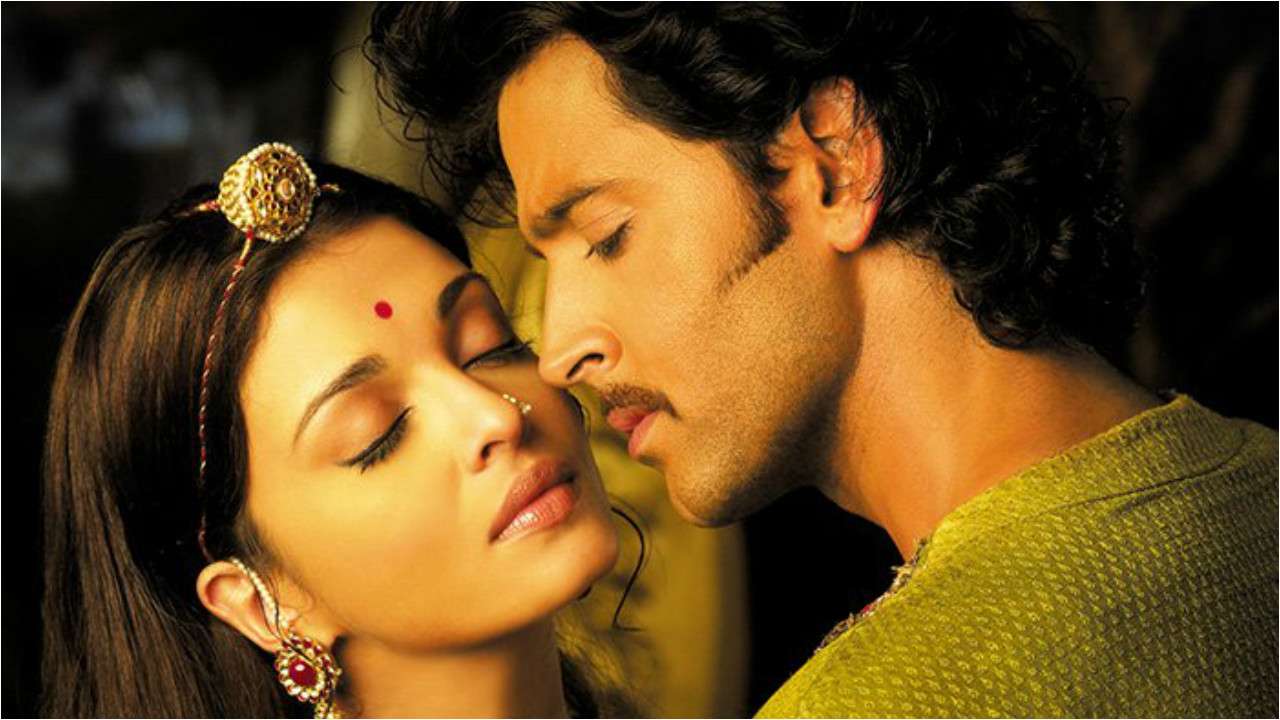What is the name of the movie where Aishwarya Rai and Hrithik Roshan worked together for the first time?