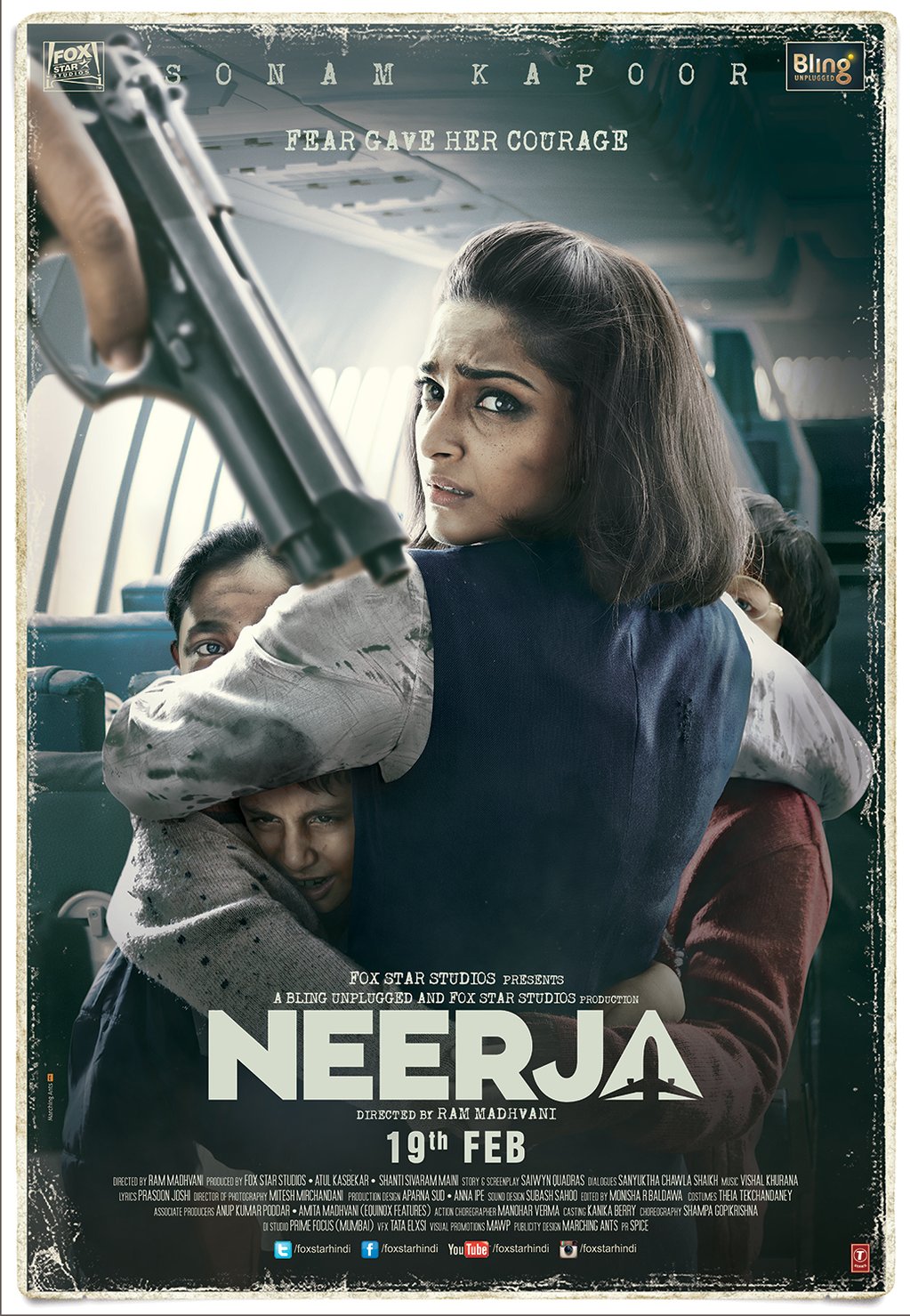Who acted as the lead character of the movie, Neerja?