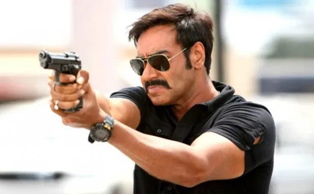 What is the profession of Ajay Devgan in Singham?