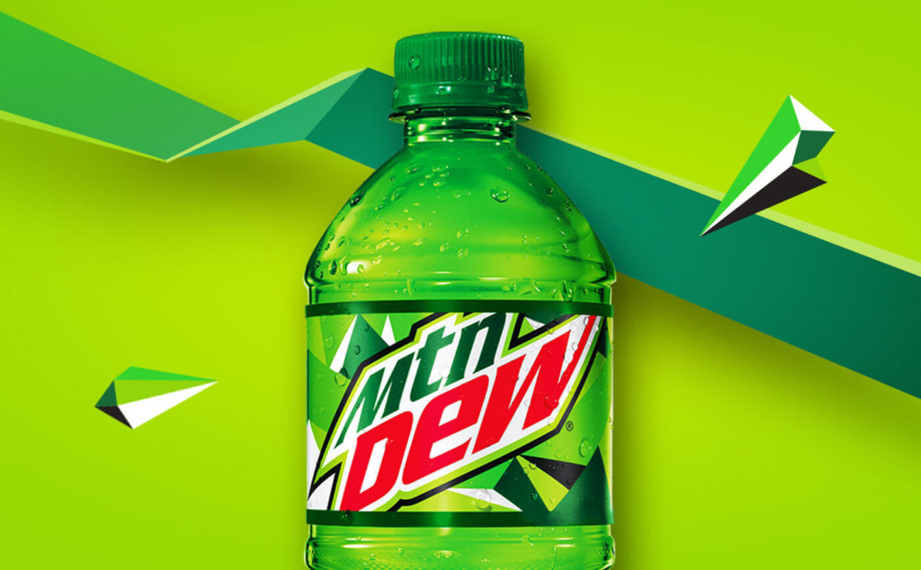 Who is the brand ambassador of Mountain Dew?