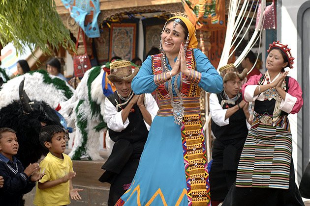 The song â€˜Ye ishq haye' from Jab we met , displayed which part of India?