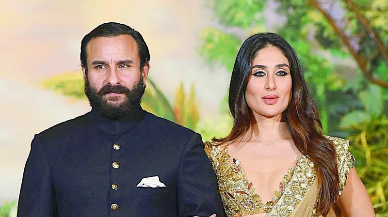 Kareena and Saif's love blossomed during the shooting of?