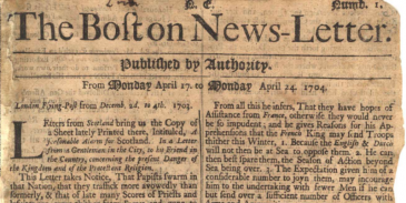 Take this quiz and see how well you know about 18th Century oldest newspapers in America?