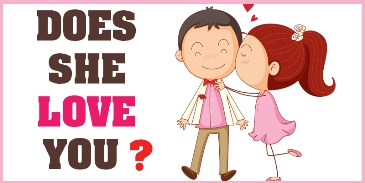 Let us guess if a girl loves you or not