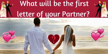 What will be the first letter of your partner?