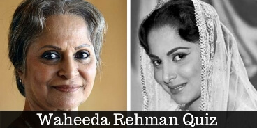 Take this quiz and check how well do you know Waheeda Rehman