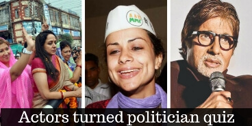 Can you name the political parties that the Bollywood celebrities has joined